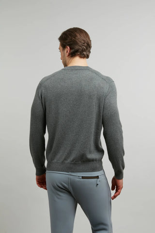 Cashmere Sweater with a Round Neckline - Sebastian-WS