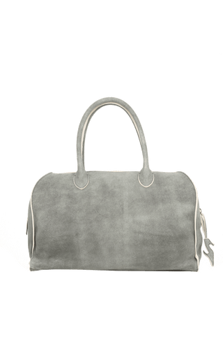 Shopper HamptonM-EL aus weichem ECO-Ziegenleder, innen mit Baumwolle gefüttert, offenkantige Nahtverarbeitung, Innentasche mit Knopfverschluss, zwei Trageriemen, Metallzipper, Boden innen mit Canvas verstärkt, außen mit Baumwoll-Cotton gefüttert, Frauenschuh Logo-Label am Außenzipper. Groß genug für Laptop und Alltagsgegenstände, extra Innenfach mit Knopf für Schlüssel oder Handy, Trageriemen hand- oder schultertragbar. In der Farbe Elefantgrau (Farbe: elefant)