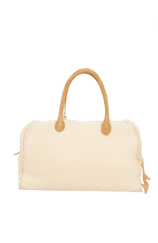 Shopper HamptonM-LOC aus weichem Lambskin Curly, Winter-Optik, kuschelig-weiche Haptik, Naht der Taschengriffe mit Fellakzenten, innen mit Baumwolle gefüttert, Metallzipper, innen zwei Eingriffstaschen und eine Beuteltasche, Frauenschuh Logo-Label am Außenzipper. Klassischer, geräumiger Shopper, perfekt für den Winter. In der Farbe Karamellton (Farbe: caramel)