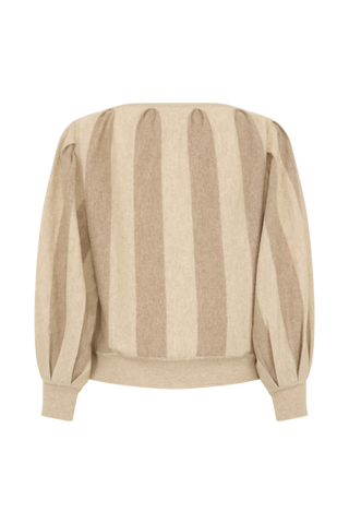 Pullover mit Ballonärmeln aus 100 % Kaschmir