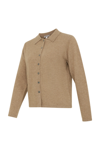 Strick Cardigan mit Knopfleiste aus 100% Kaschmir