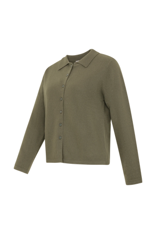 Strick Cardigan mit Knopfleiste aus 100% Kaschmir